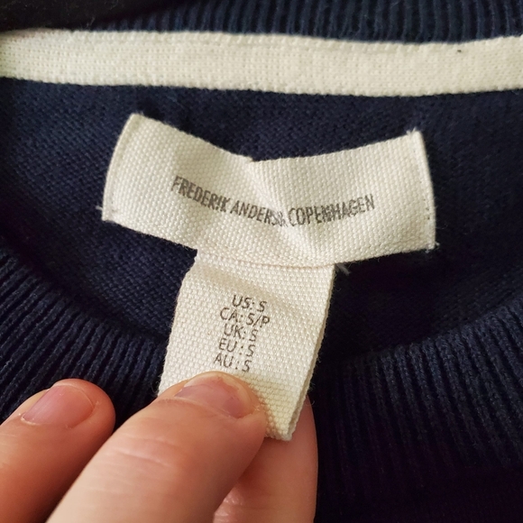 Frederik Anderson Copenhagen Old Money Preppy Cotton Nautical Striped S - Picture 5 of 6